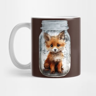 Fox Kit in a Jar Mug